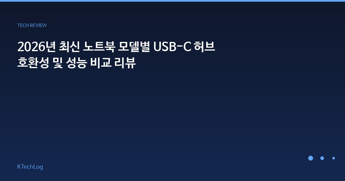 KTechLog - IT 리뷰 & 테크 가이드