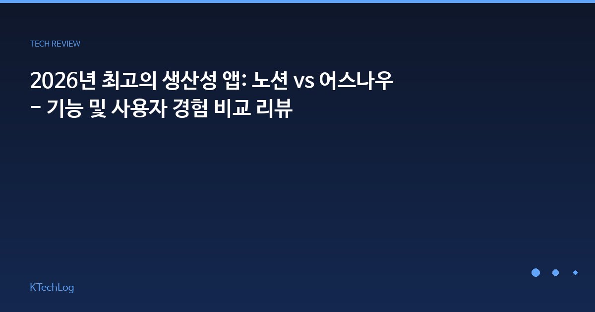 생산성 앱